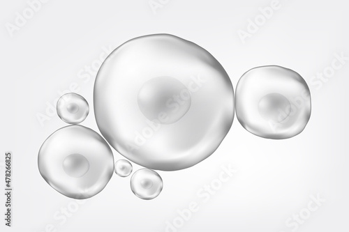 Stem cells for website, media and publications. Medical science background. photo