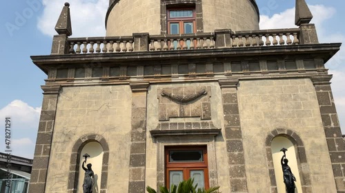 view of astronomical Observatory inside chapultepec castle. photo