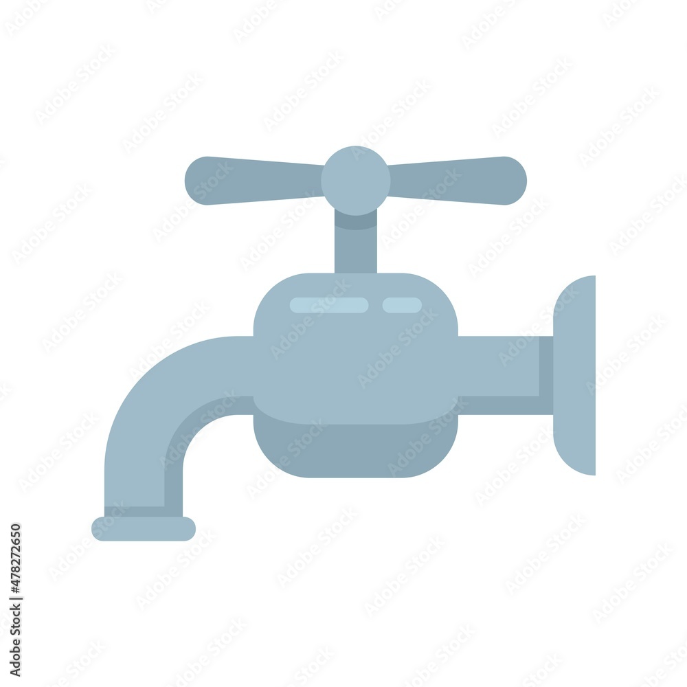 Water tap icon flat isolated vector Water tap icon flat isolated vector