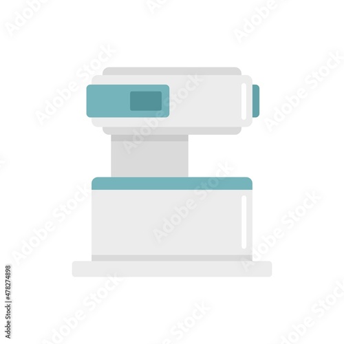 Modern magnetic resonance imaging icon flat isolated vector
