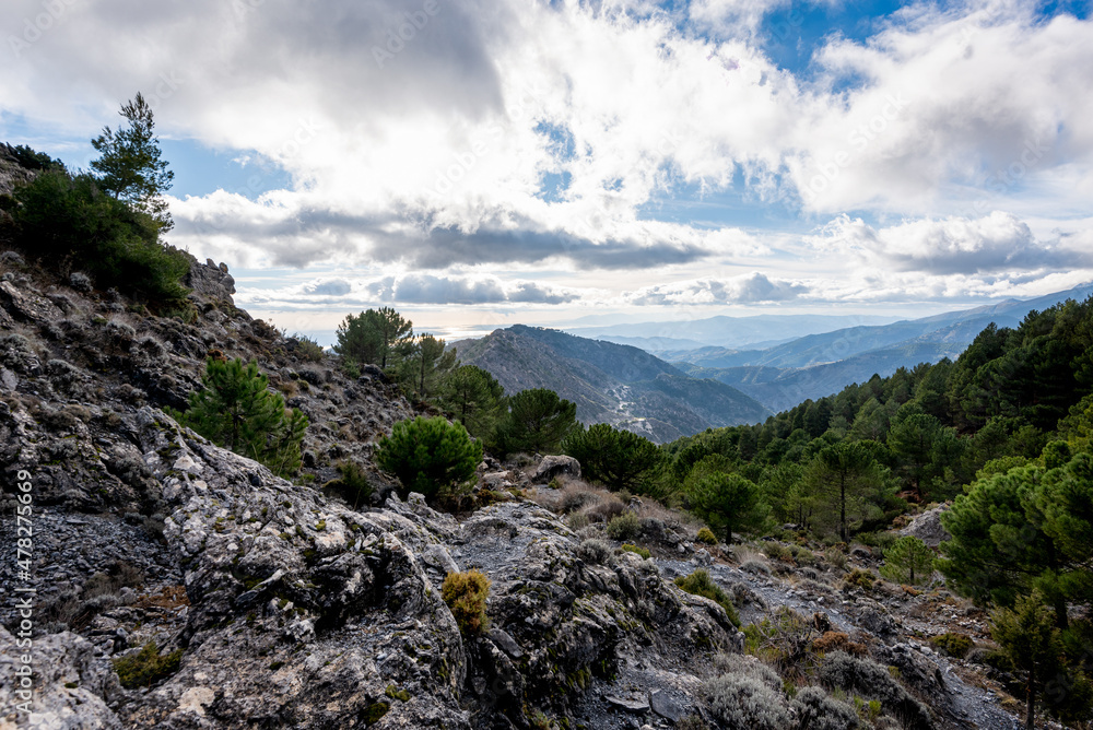Sendero al Pico Lucero Sierra Almijara Sendero al Pico Lucero Sierra Almijara