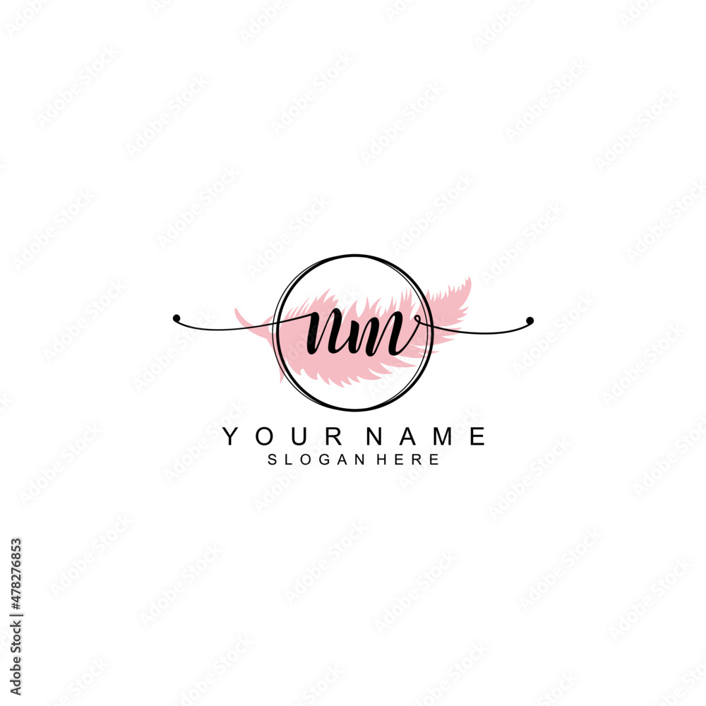 NM initial Luxury logo design collection NM initial Luxury logo design collection