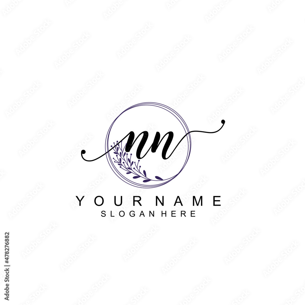 NN initial Luxury logo design collection NN initial Luxury logo design collection