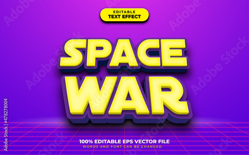 Space War Text Effect