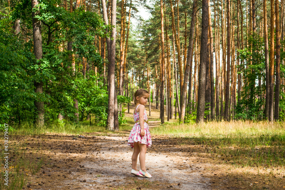 girl in the forest 