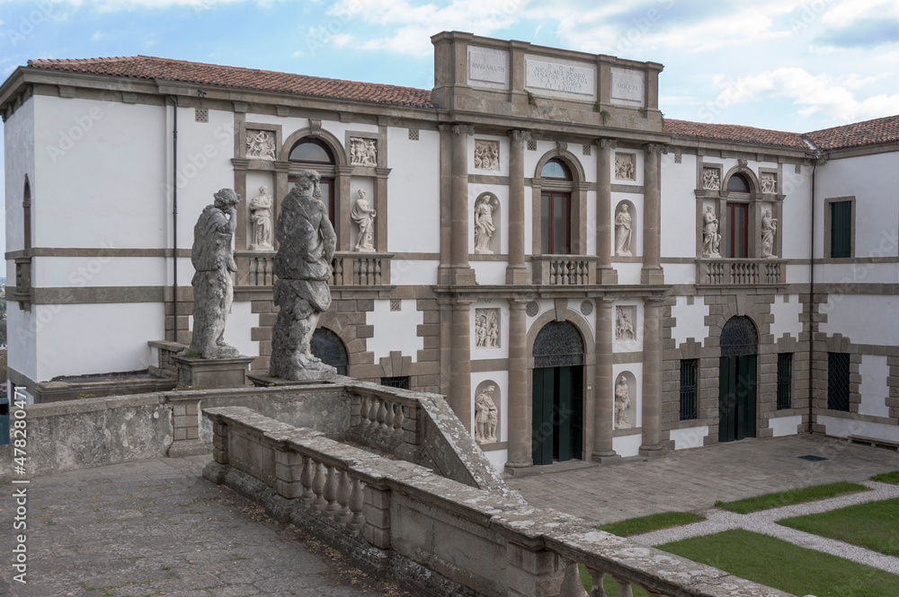 Monselice, Padova. Facciata di Villa Duodo, arch. Vincenzo Scamozzi