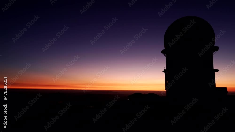 Torre mountain peak of Serra da Estrela or Star Mountain Range with abandoned observatory at sunset. The highest place in Continental Portugal. Place to visit. Timelapse. Torre mountain peak of Serra da Estrela or Star Mountain Range with abandoned observatory at sunset. The highest place in Continental Portugal. Place to visit. Timelapse.