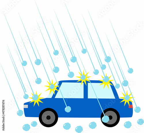 車の雹害