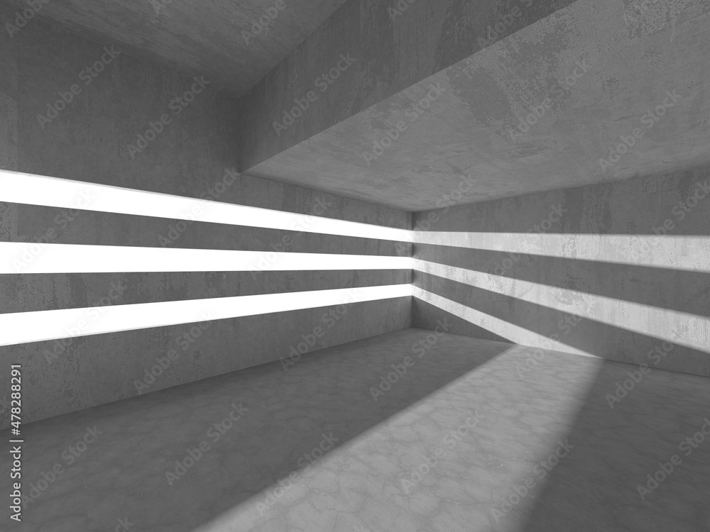 Abstract architecture interior background. Empty concrete room Abstract architecture interior background. Empty concrete room
