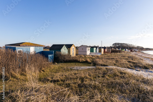 Beach houses at Ærø
