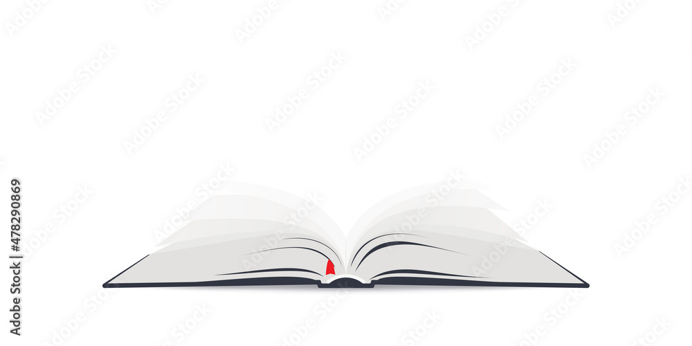 Open book close up simple illustration Open book close up simple illustration