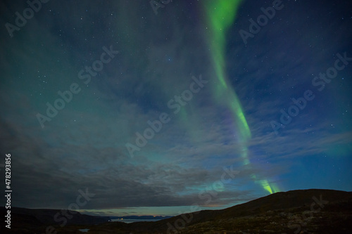 Northern Lights in Nordkapp, Northern Norway. Europe