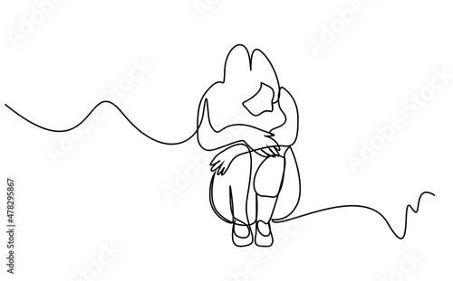 crying sad depressed woman concept style