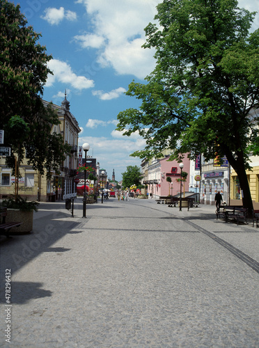 Stefan Zeromski Street, Radom city, Mazowieckie region - May, 2008, Poland