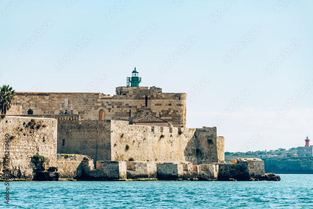 The castle in Ortigia, Siracusa, Sicily 