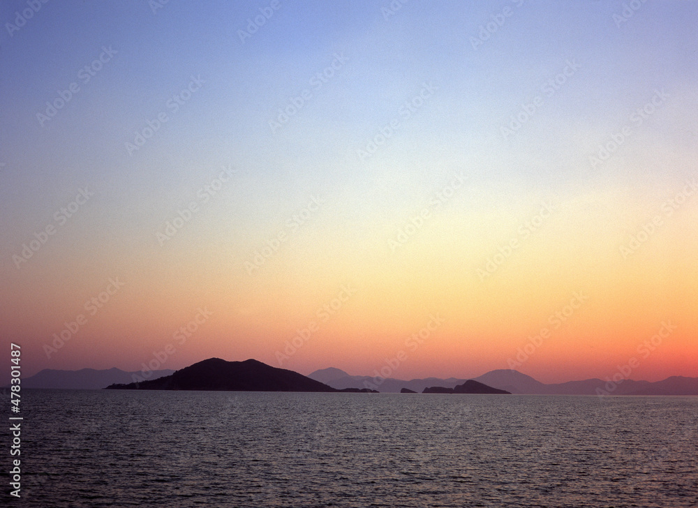 Islands in the Mediterranean Sea, near Fethiye and Cali, Turkey