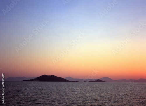 Islands in the Mediterranean Sea, near Fethiye and Cali, Turkey