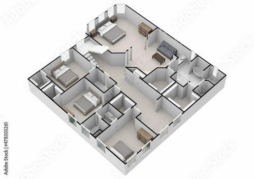 3D Floor Plan Ideas. Floor Plan Design Services. Residential 3d floor plan. Simlpe House Design. House design ideas with floor plans. House Extension Plans. Blueprint House Plan Design Architecture
