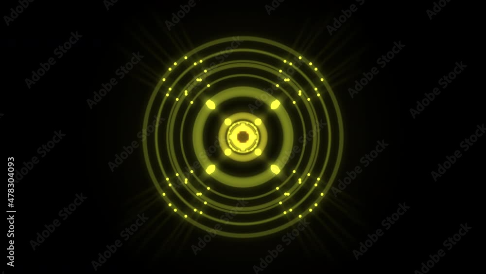 Neon colorful geometric shapes in space, abstract futuristic, cyber and music style background Neon colorful geometric shapes in space, abstract futuristic, cyber and music style background