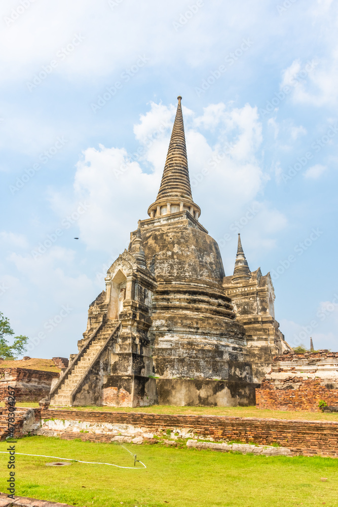 Ruins of Ayutthaya Temples, Thailand