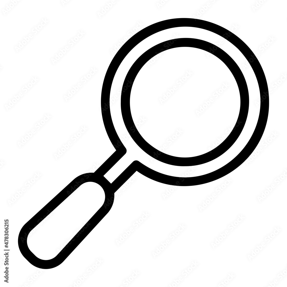 magnifier line icon magnifier line icon