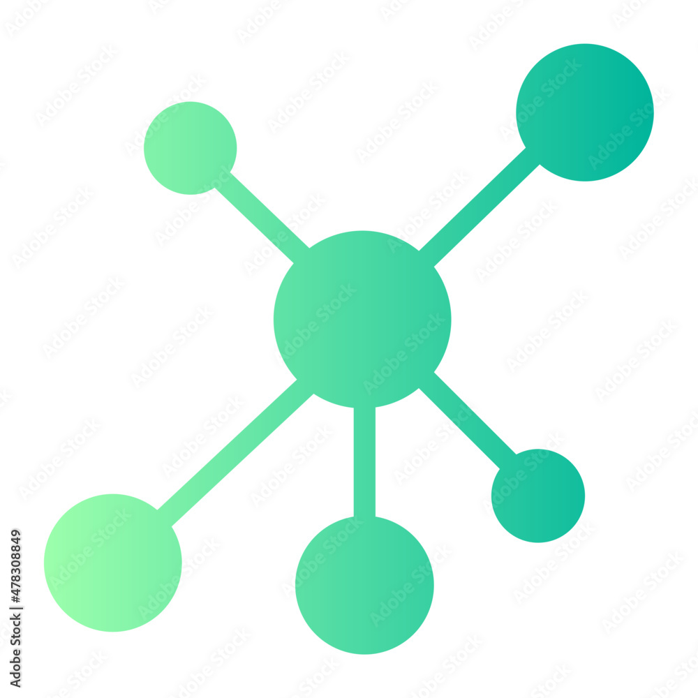 network gradient icon network gradient icon
