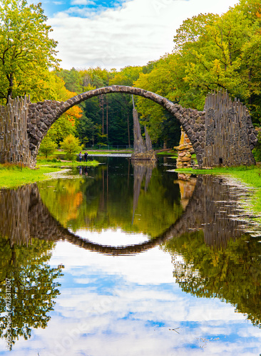 Picturesque perfect circle photo