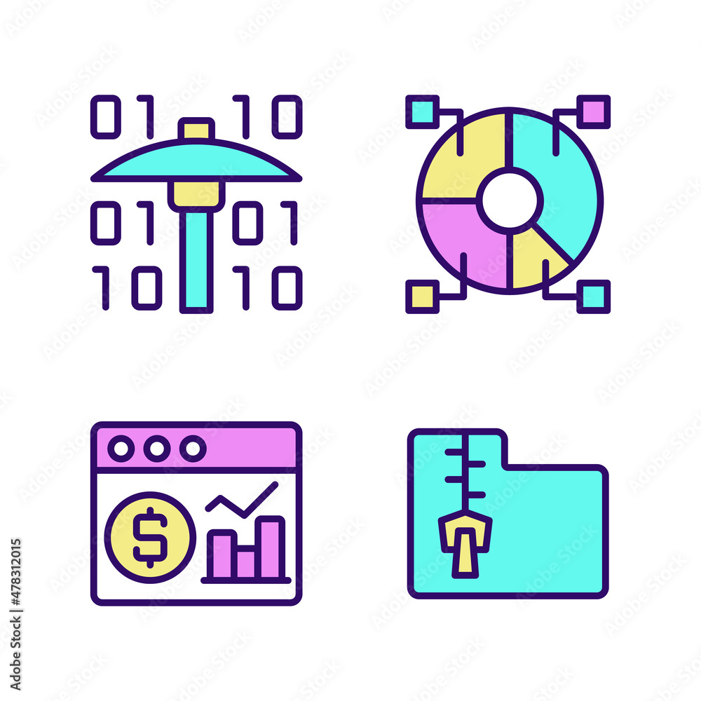 Financial data techniques RGB color pixel perfect icons set. Analyze and storage information. Find new development channels. Isolated vector illustrations. Simple filled line drawings collection Financial data techniques RGB color pixel perfect icons set. Analyze and storage information. Find new development channels. Isolated vector illustrations. Simple filled line drawings collection