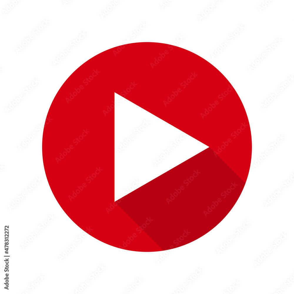 Modern play button icon. Vector. Modern play button icon. Vector.