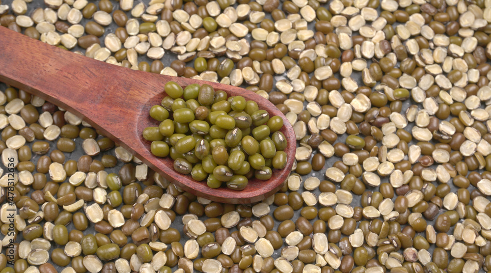 Green Mung Beans Also Know as Mung Dal, Vigna Radiata, Green Beans or Moong Dal isolated on White Background Green Mung Beans Also Know as Mung Dal, Vigna Radiata, Green Beans or Moong Dal isolated on White Background