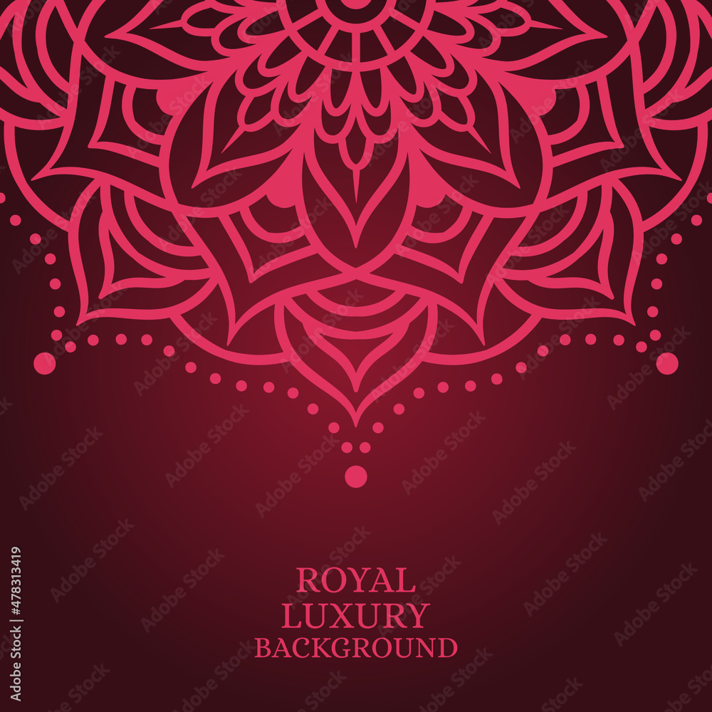 Mandala round ornament background template Mandala round ornament background template