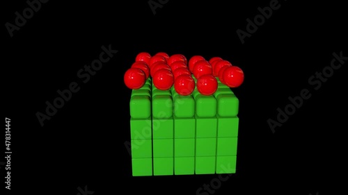 turning a square into balls 