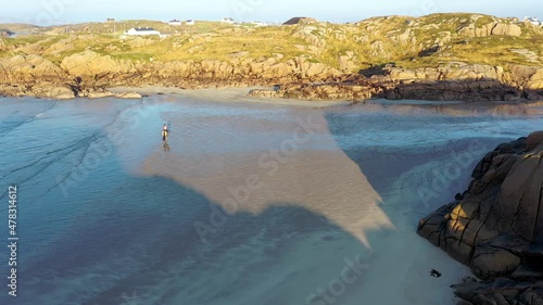 The beautiful Cloughglass bay and beach by Burtonport in County Donegal - Ireland photo