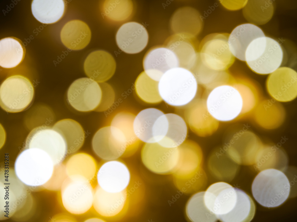 Defocused Gold Lights Defocused Gold Lights