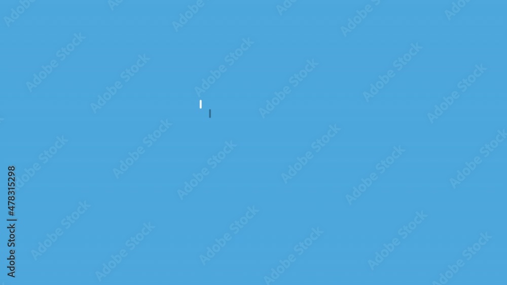 Small geometric shapes moving speedy on blue background, abstract business and corporate style Small geometric shapes moving speedy on blue background, abstract business and corporate style