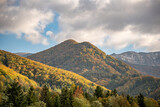 autumn landscape in the mountains, Mala Fatra, Slovakia, Europe