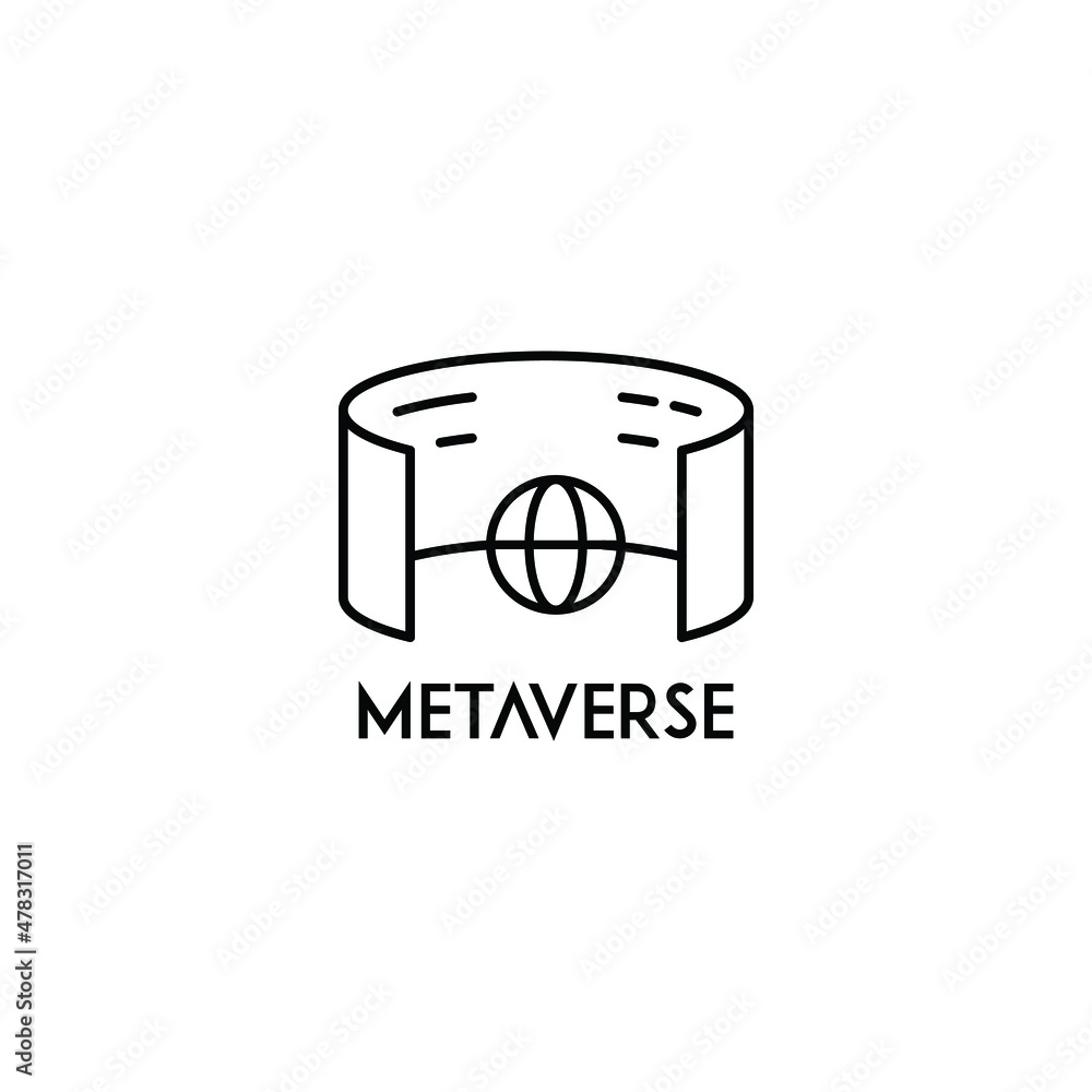 Minimal Metaverse Logo Design | Metaverse Icon Minimal Metaverse Logo Design | Metaverse Icon
