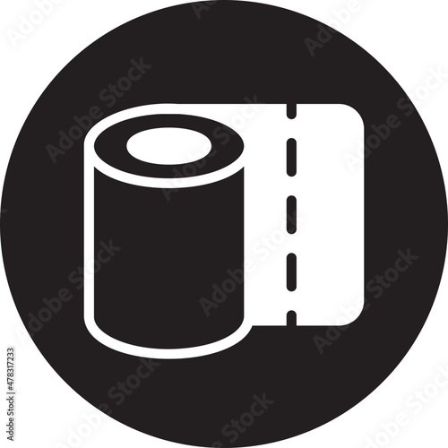 towel glyph icon
