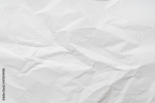 Fotografija Photocopy crumpled or wrinkled paper texture and background, close up