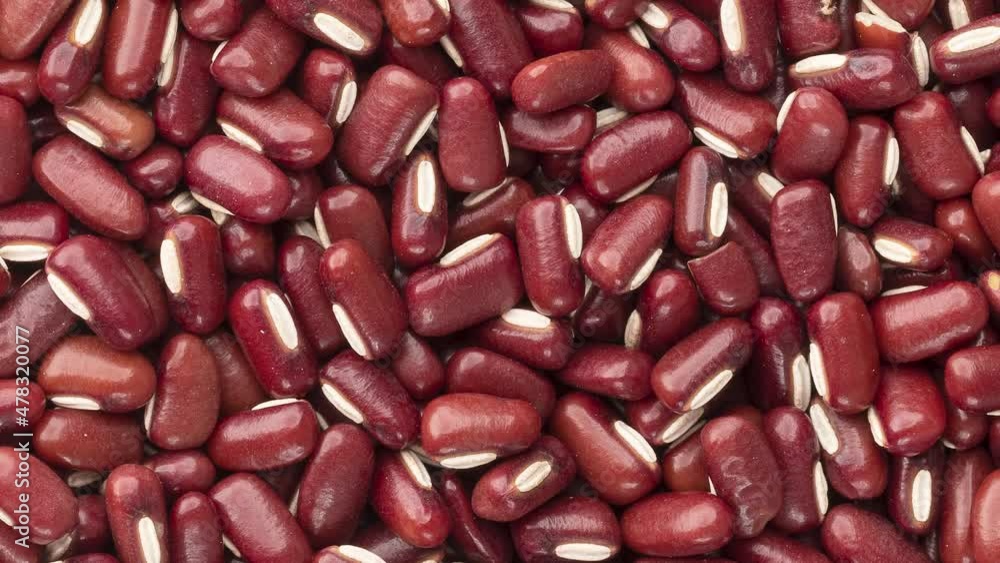 Closeup, top view of azuki beans. Food backdrop Closeup, top view of azuki beans. Food backdrop