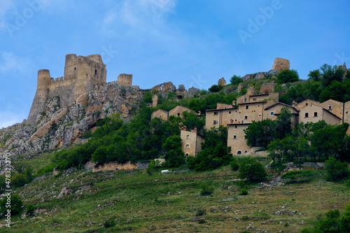 Calascio  medieval village in the Gran Sasso Natural Park  Abruzzi