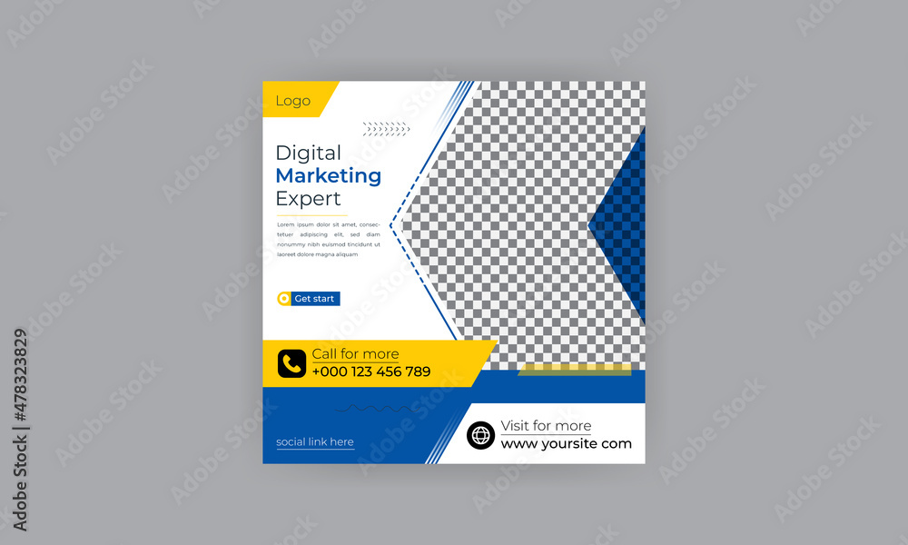 Business social post digital marketing banner for social media post, business flyer design Business social post digital marketing banner for social media post, business flyer design