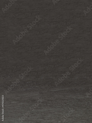 Photo of empty black stone or granite table top isolated on checkered background including clipping path