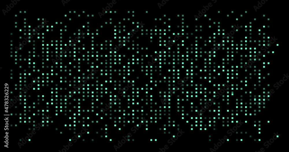 4k animated matrix green blue grid. Animation background. HD design ...