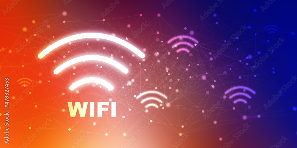 2d illustration WiFi symbol sign
2d illustration WiFi symbol sign