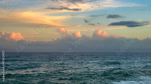 sunset over the sea © Ricardo Restituyo