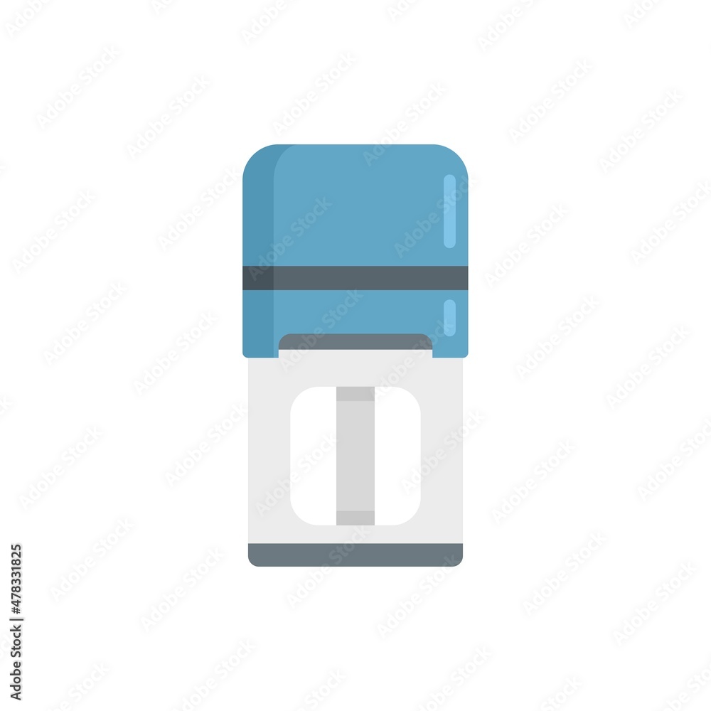 Notary stamp icon flat isolated vector Notary stamp icon flat isolated vector