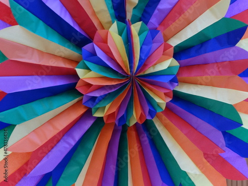 Colorful Paper Shape