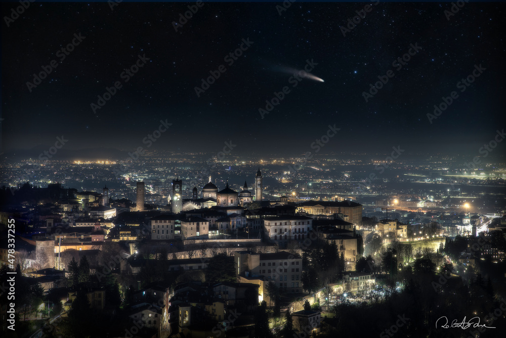 Fototapeta premium Bergamo Italia Lombardia Landscape