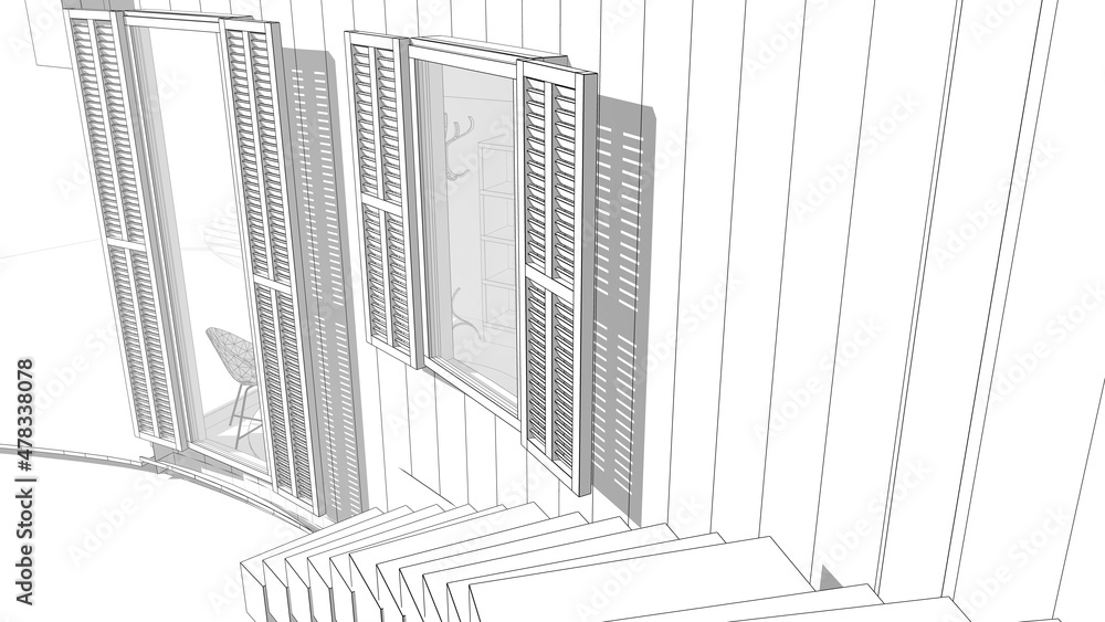 3d render of a modern building 3d render of a modern building